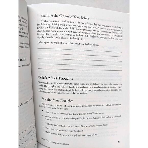 The Intuitive Eating Workbook: 10 Principles for Healthy Relationship with Food - Picture 7 of 9